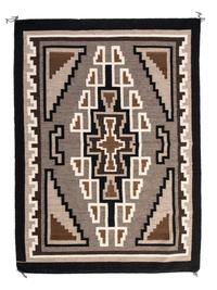 Navajo Two Grey Hills Tapestry Weaving