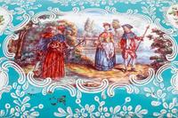 A French Enameled Copper and Gilt Metal Table Casket