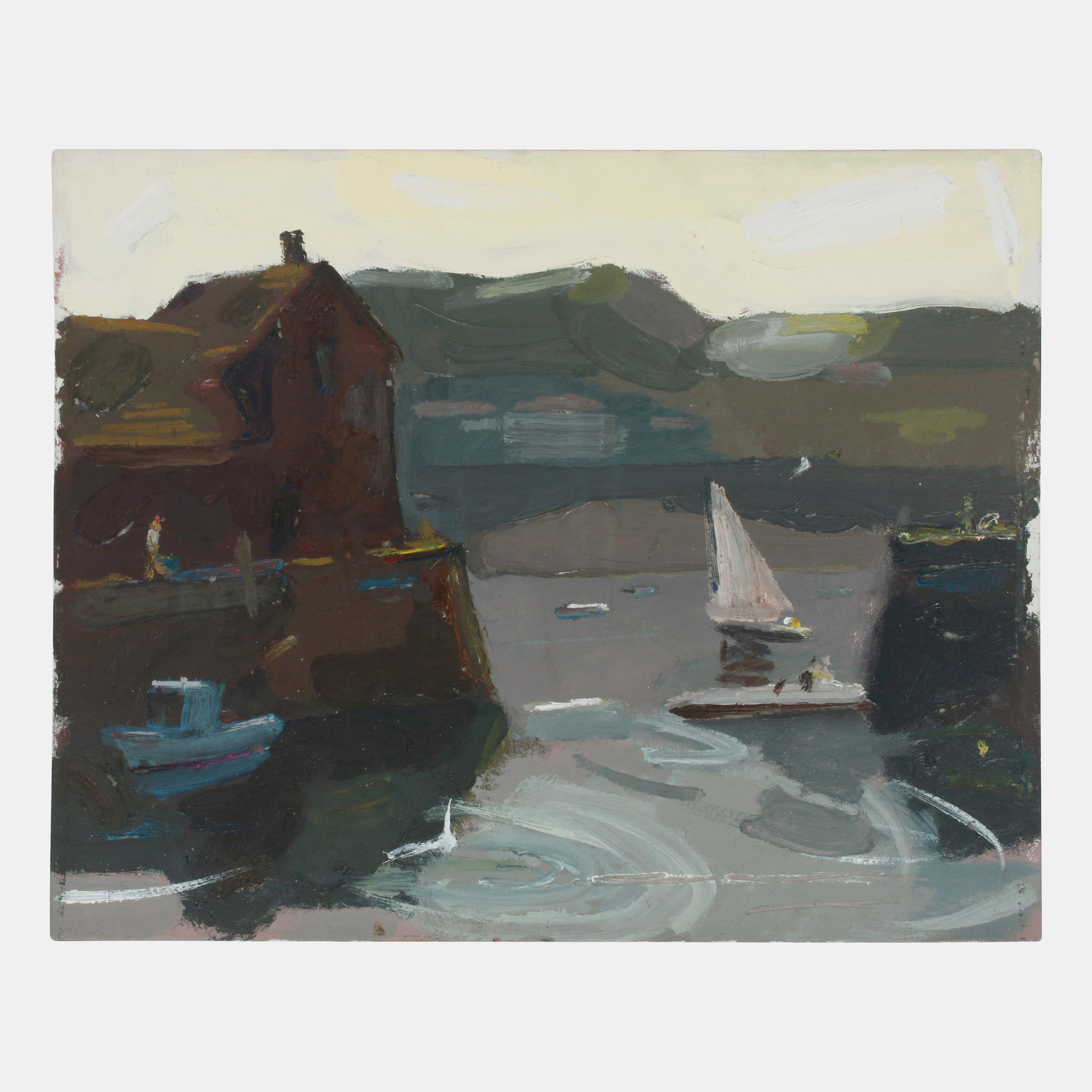 Nine works: Untitled Coastal Scenes