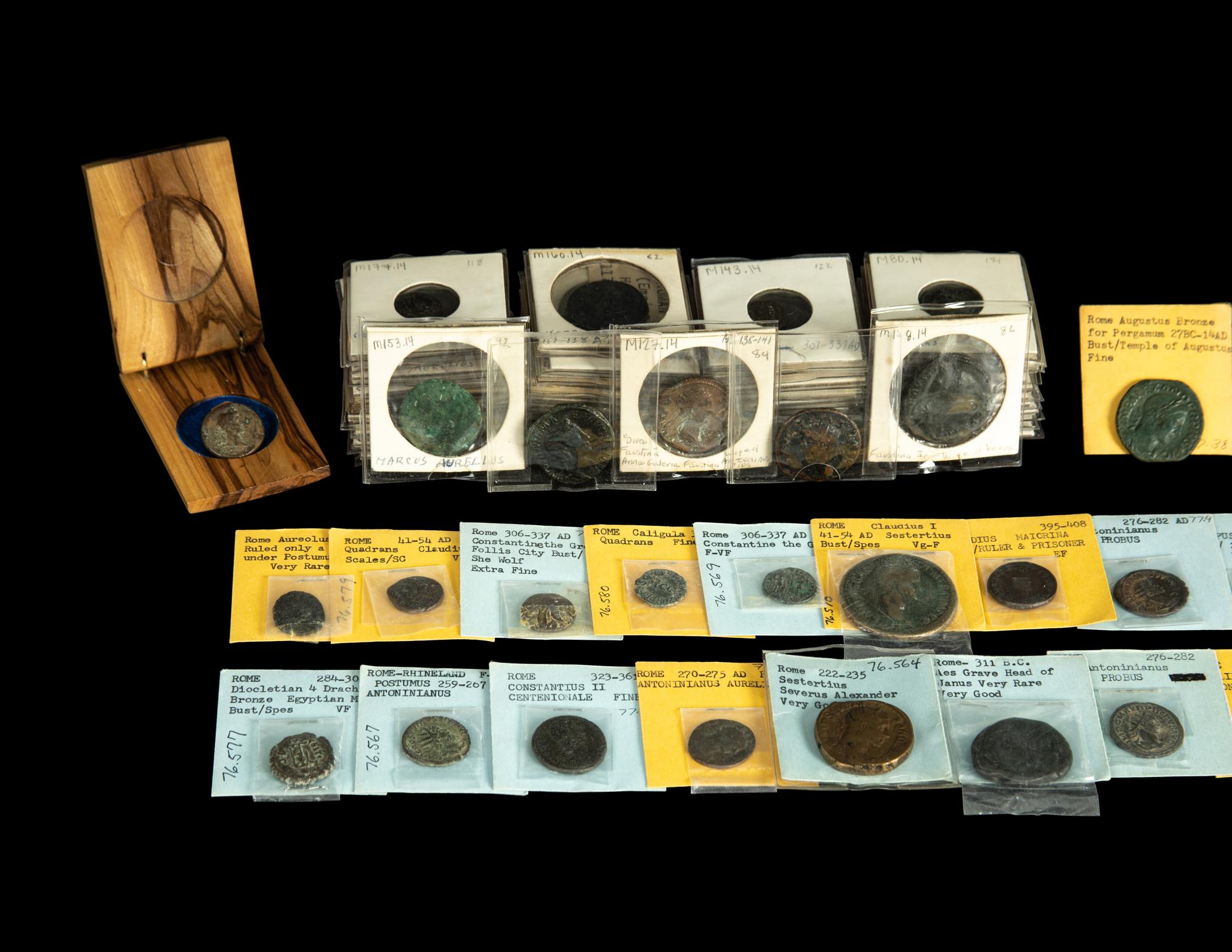 [ANCIENT] A Large Collection of Roman Bronze Coins (4th Century BCE-3rd Century CE)