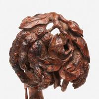 A Chinese carved bamboo ruyi scepter 竹雕佛手如意 18th/19th century ???????