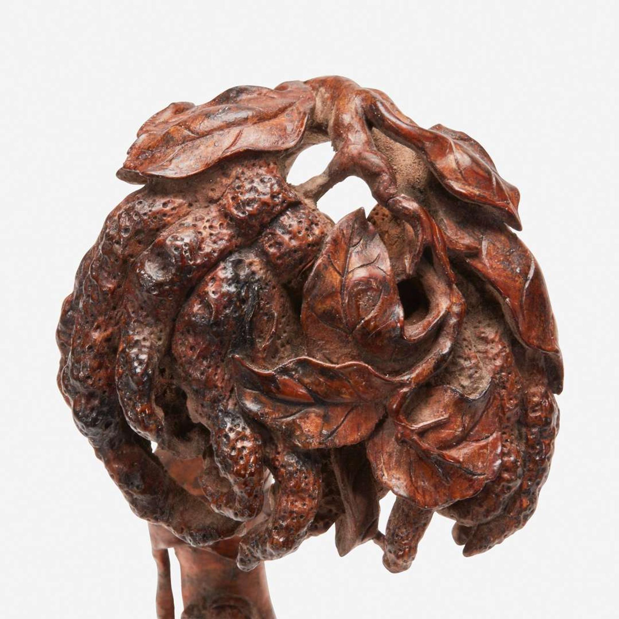A Chinese carved bamboo ruyi scepter 竹雕佛手如意 18th/19th century ???????