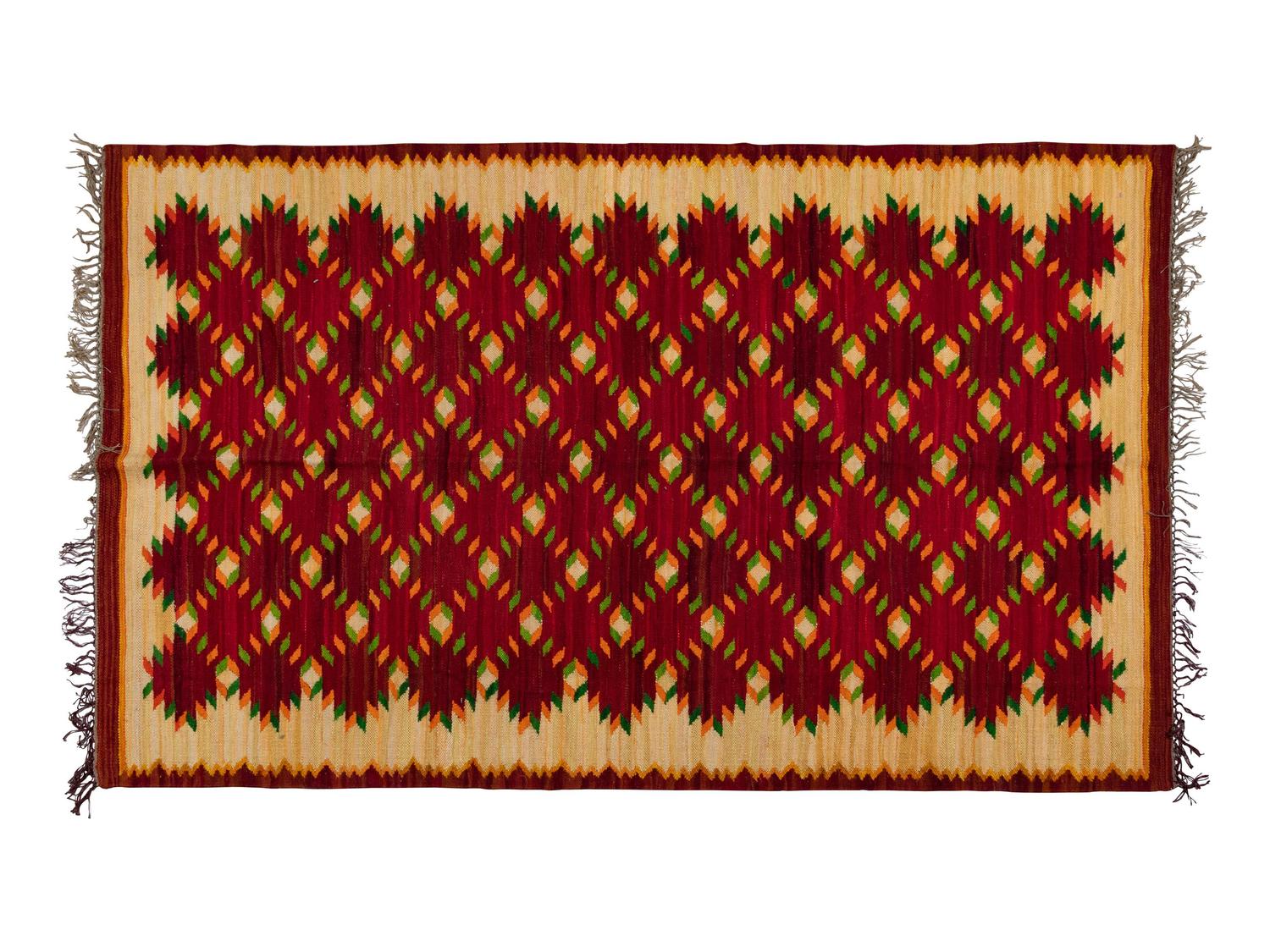 A Polish Wool Kilim Rug