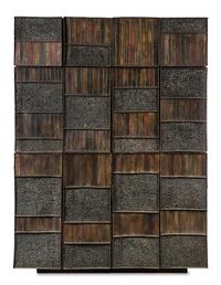 A Paul Evans Custom Bar Cabinet Height 82 1/2 x width 60 x depth 23 inches. — CIRCA 1965