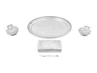 A Group of Five Continental and Canadian Silver Table Articles