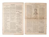 [CIVIL WAR]. Two issues of The Zion Trumpet , published by the Rev. Eli George Biddle (1846-1940), veteran of the 54th Massachusetts Infantry regiment.
