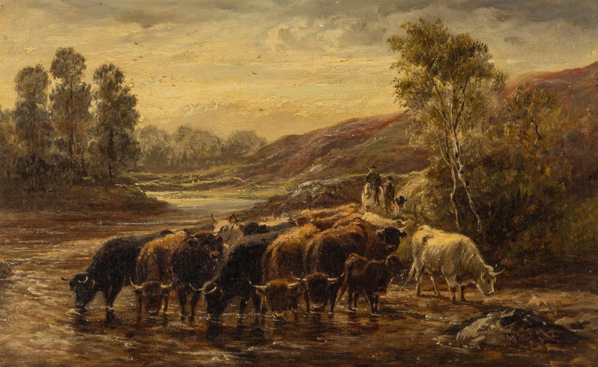 Watering the Cattle , 1882