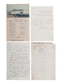 [CIVIL WAR]. A large group of Civil War-date USN correspondence and ephemera, comprising: