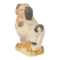 A Painted Chalkware Poodle