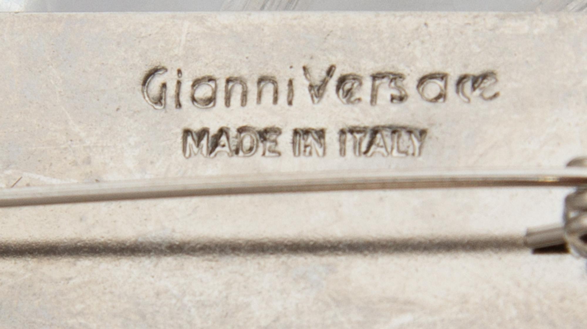 A Gianni Versace Art Deco Brooch,