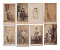 [CIVIL WAR]. A group of 26 CDVs of members of the 7th New York State Militia, Cos. G, H, K, and Engineers.