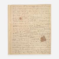 [Presidential] [Jefferson, Thomas] (Washington, Henry A.) Manuscript Copy of an Autograph Letter