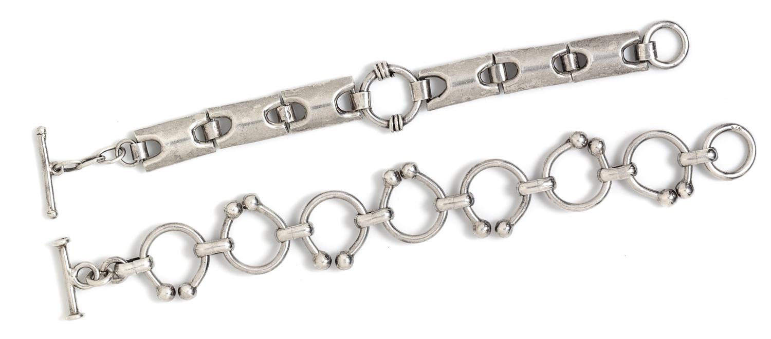 A Collection of Silver Jewelry, 152.00 dwts.