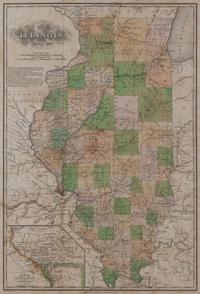 [ILLINOIS -- MAP]. Illinois. Philadelphia: Anthony Finley, 1833.