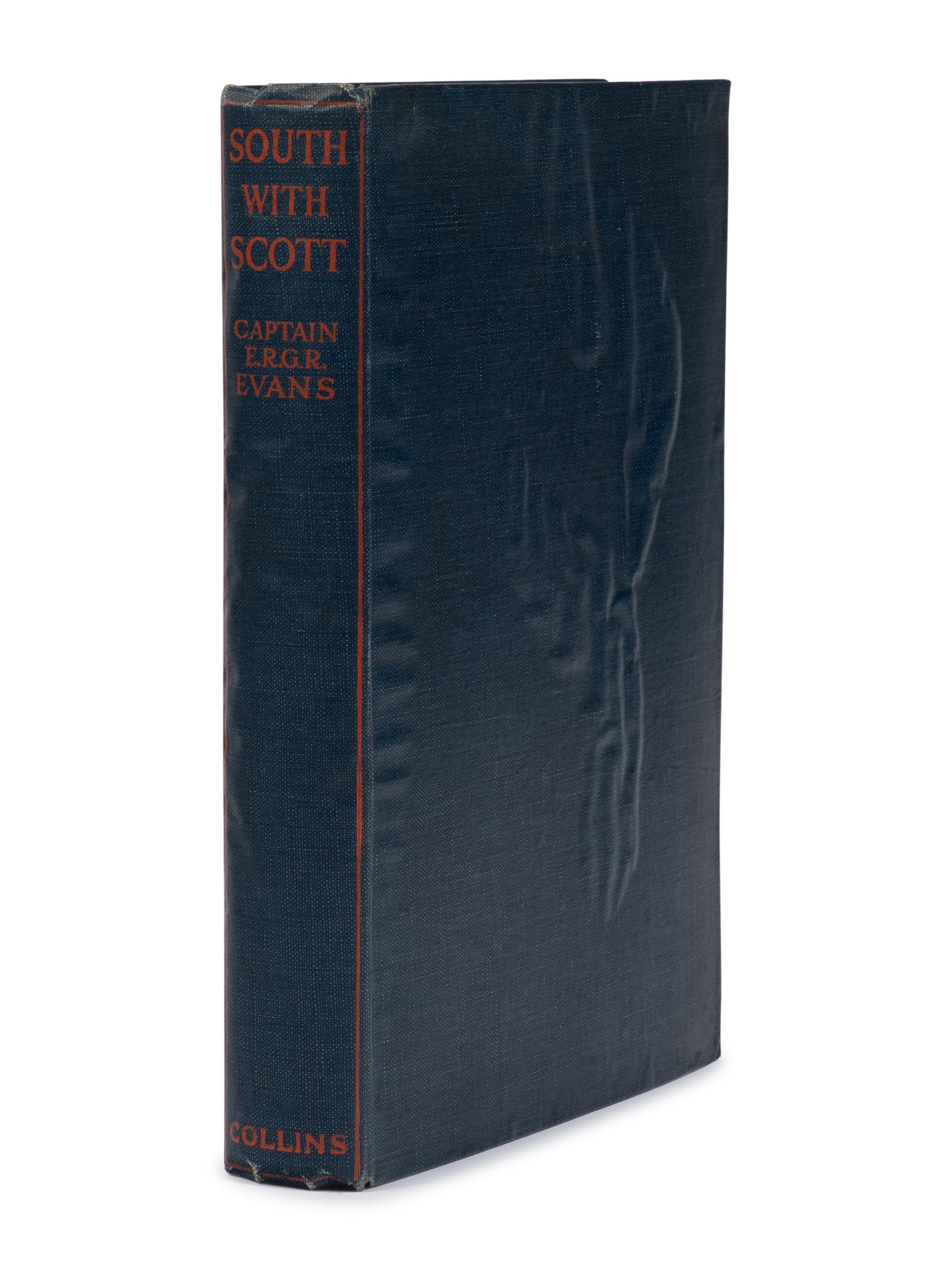 [TRAVEL & EXPLORATION]. EVANS, Edward (1880-1957). South With Scott. London: W. Collins Sons & Co., Ltd., 1921.