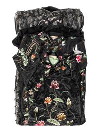 Four Chinese Black Ground Silk Lady's Cheongsams, Qipao