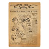 [Baseball] [Mantle, Mickey] Mickey Mantle's First Cover : The Earliest Front-Page Newspaper Image of Mickey Mantle, "Something Good from Joplin"