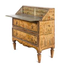 A Venetian Painted Secretary Bureau