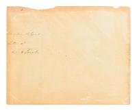 LINCOLN, Abraham (1809-1865). Autograph letter signed ("A. Lincoln"), to John M. Clayton. Washington, D.C., 23 June 1849.