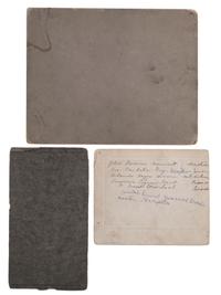 [EARLY PHOTOGRAPHY - PORTRAITURE]. A group of 7 photographs featuring African American subjects, including: