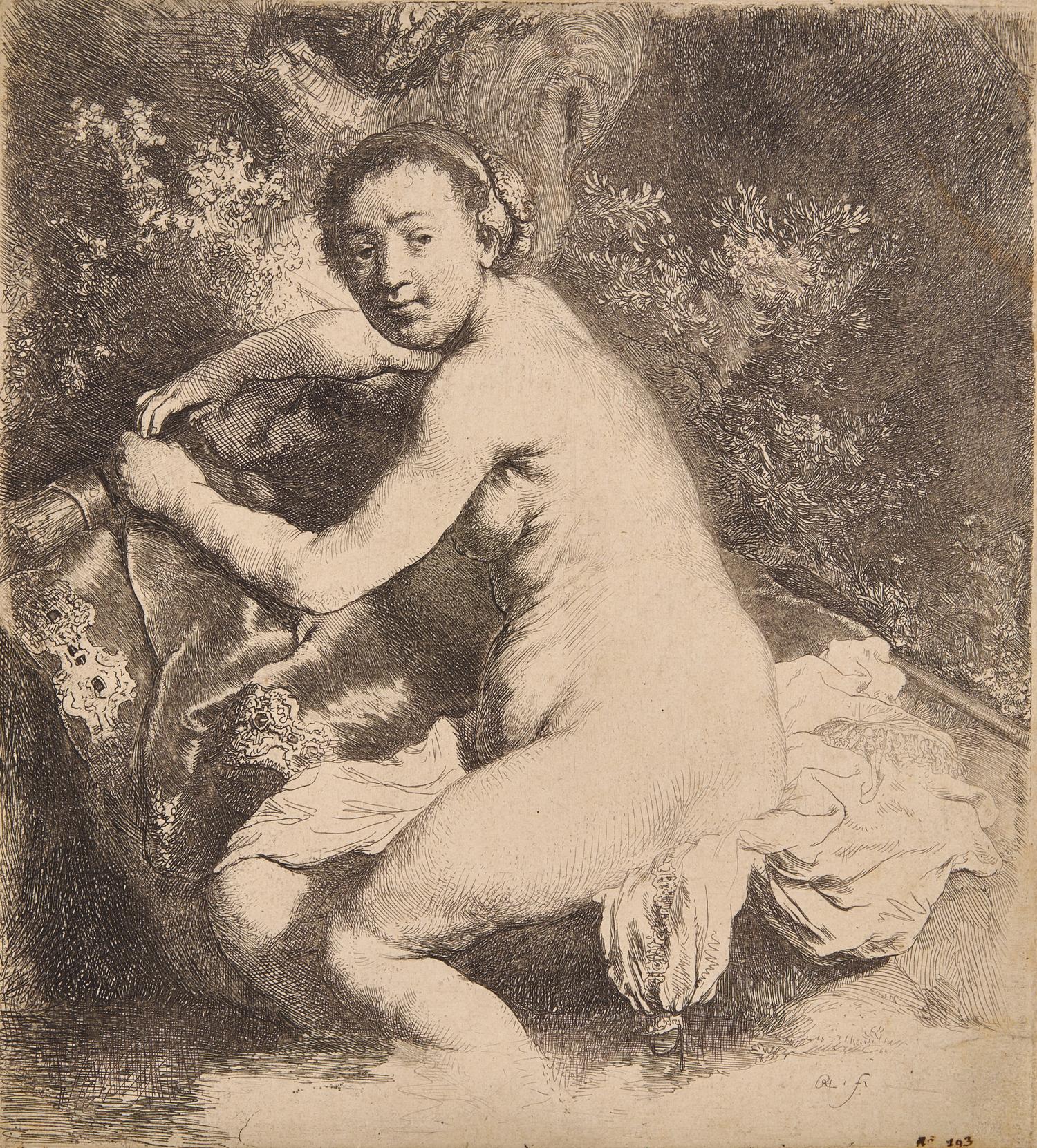 Rembrandt van Rijn (Dutch, 1606–1669) — Diana at the Bath , 1631