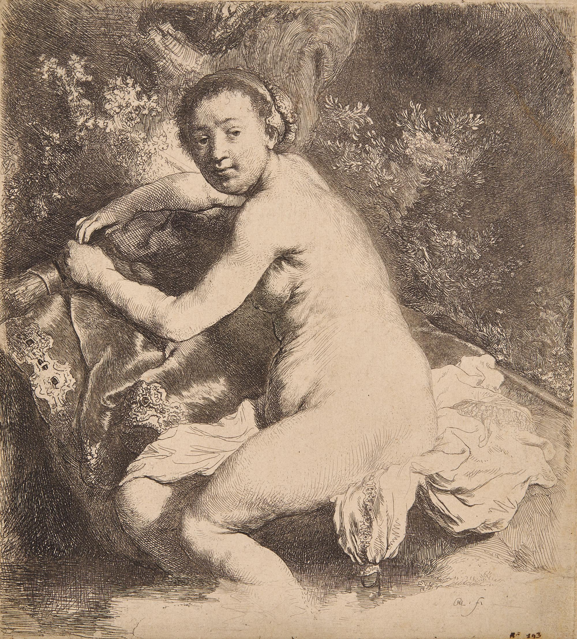 Rembrandt van Rijn (Dutch, 1606–1669) — Diana at the Bath , 1631