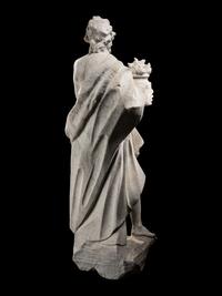 A Continental Marble Figure of Zeus