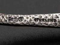 Eleven American Marine Decorated Silver Spoons