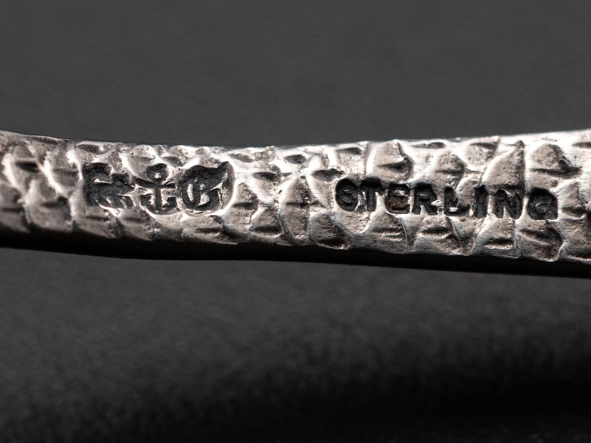 Eleven American Marine Decorated Silver Spoons