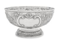 An English Silver Centerpiece Bowl