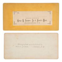 [GRANT, ULYSSES. S. (1822-1885)]. Pair of stereoviews ft. scenes related to the 1868 election.