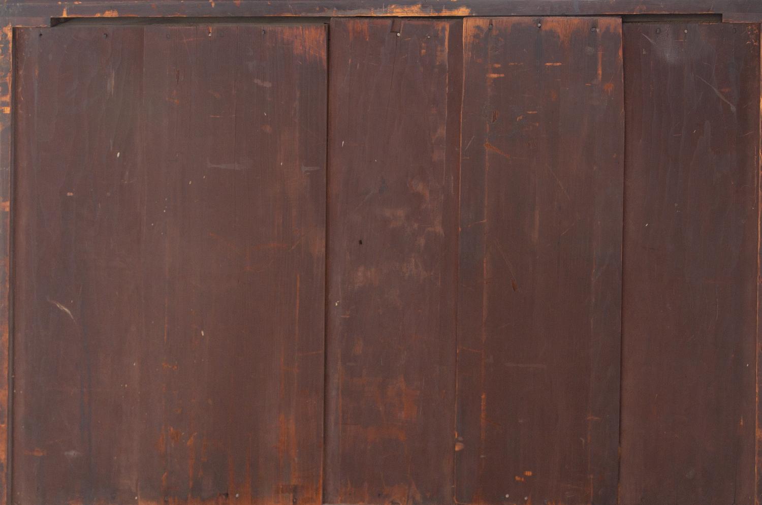 A Continental Walnut Serpentine-Front Chest of Drawers