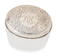 A Gorham Silver Nine-Piece Dresser Set