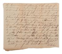 [ENSLAVEMENT & ABOLITION]. A collection of 4 documents related to the arrest and trial of enslaved men "Stephen" and "Jim," who were convicted of stealing. Lincoln County, KY. 1815.