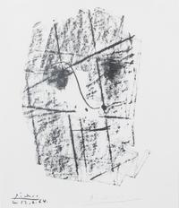 Pablo Picasso, (Spanish, 1881-1973), Homage To H.D. Kahnweiler (The Face), 1964