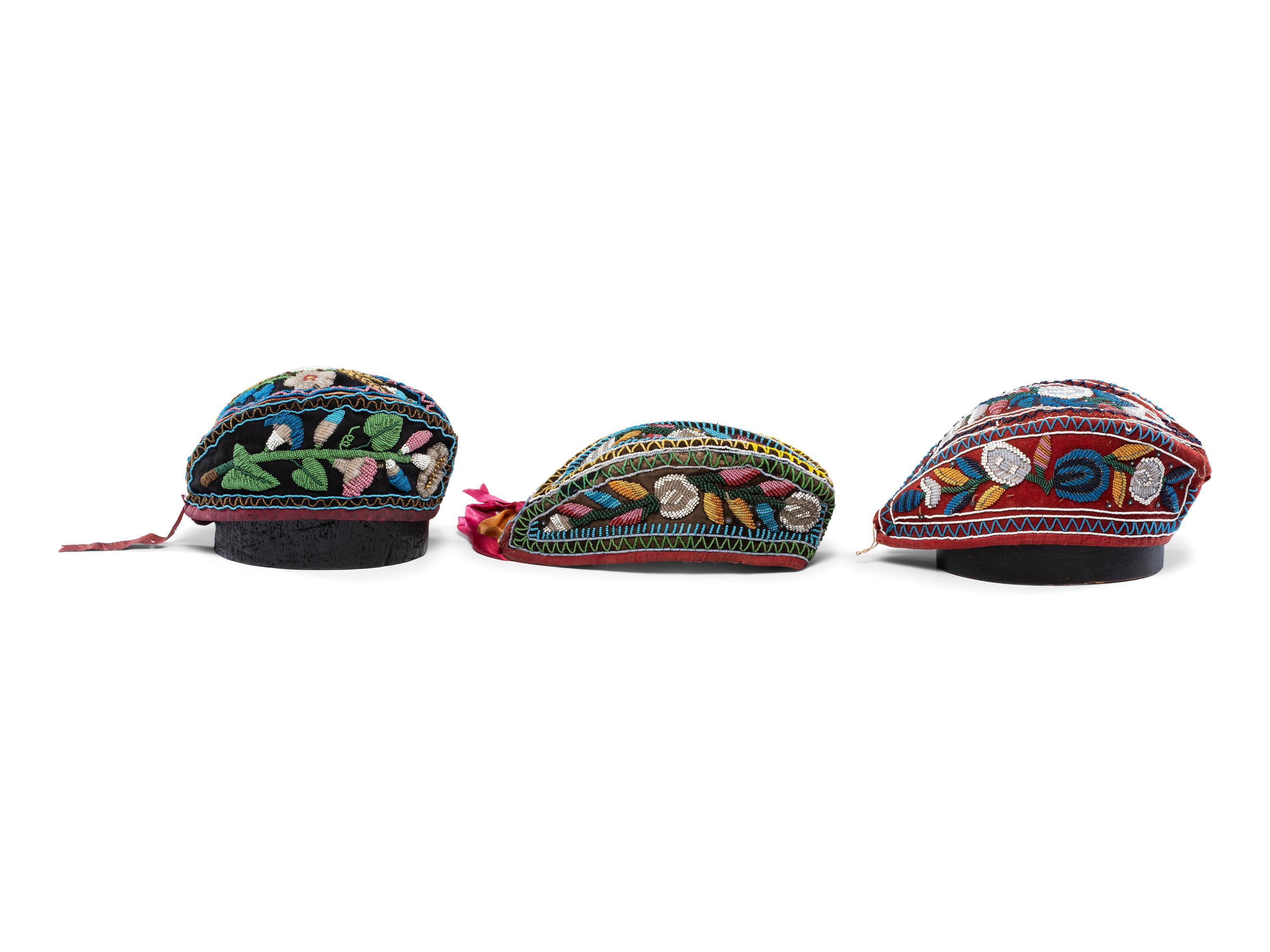 Haudenosaunee Beaded Glengarry Caps