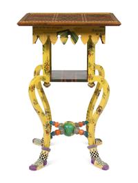 A Mackenzie-Childs Whimsical End Table