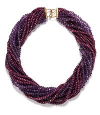 RUBY AND AMETHYST TORSADE NECKLACE