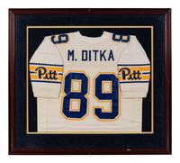 A Mike Ditka University of Pittsburgh Jersey Formerly Displayed at Mike Ditka’s Restaurant