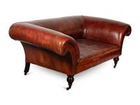 A George Smith Leather Sofa