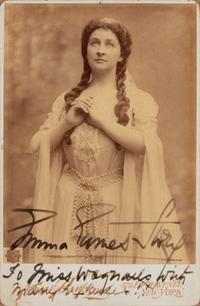 [19TH AND 20TH-CENTURY OPERA SINGERS]. A group of 8 photographs, cabinet photographs, or photographic postcards of opera singers from the 1890s-1900s, most signed, comprising images of: