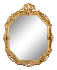 A Continental Giltwood Mirror