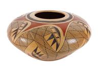 Vernida Polacca Nampeyo (Hopi, b. 1955), Polychrome Jar Height 5 3/4 x diameter 9 1/4 inches
