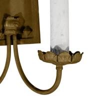 A Brass Two-Arm Sconce 12" W x 5" D x 14" H — United States, Circa 1920