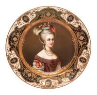 A Royal Vienna Cabinet Plate Diameter 9 1/2 inches.