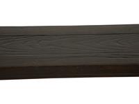 A Chinese Ebonized Hardwood Low Console Table
