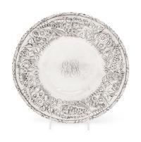 An S. Kirk and Son Repousse Silver Platter