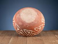 Pinedale Black-on-Red and St. Johns Polychrome Pottery Bowls