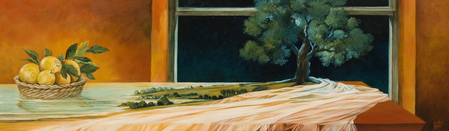 Lydia Rubio, (American, 20th century), Untitled (Surreal Tablescape)