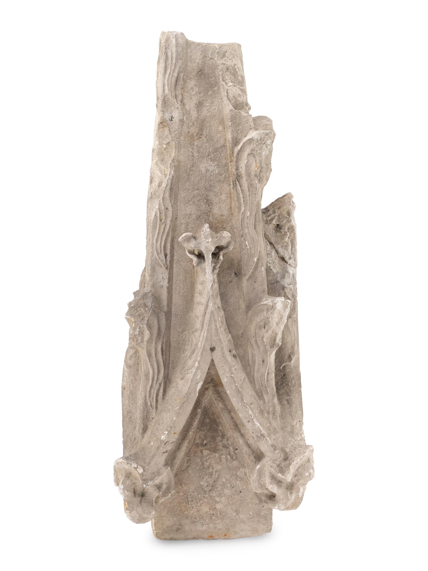 A Gothic Limestone Architectural Fragment